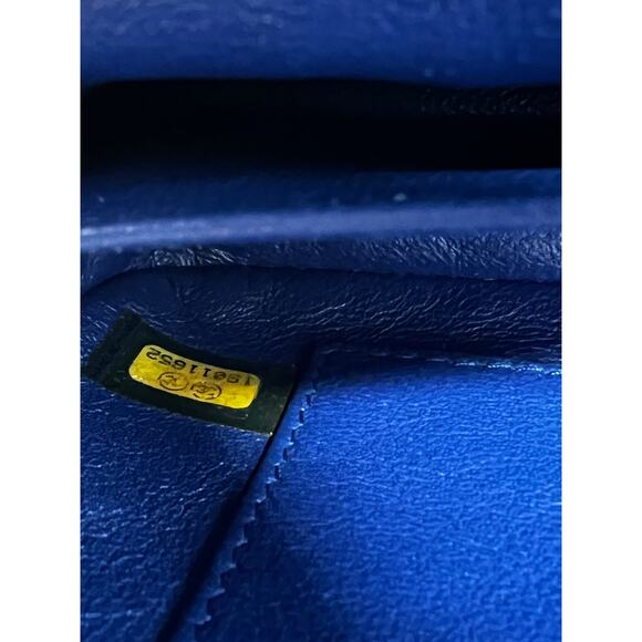 Vintage Chanel cornflower extra mini satin flap bag - Picture 10 of 11